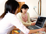 フェアリークイーンの勉強している様子
