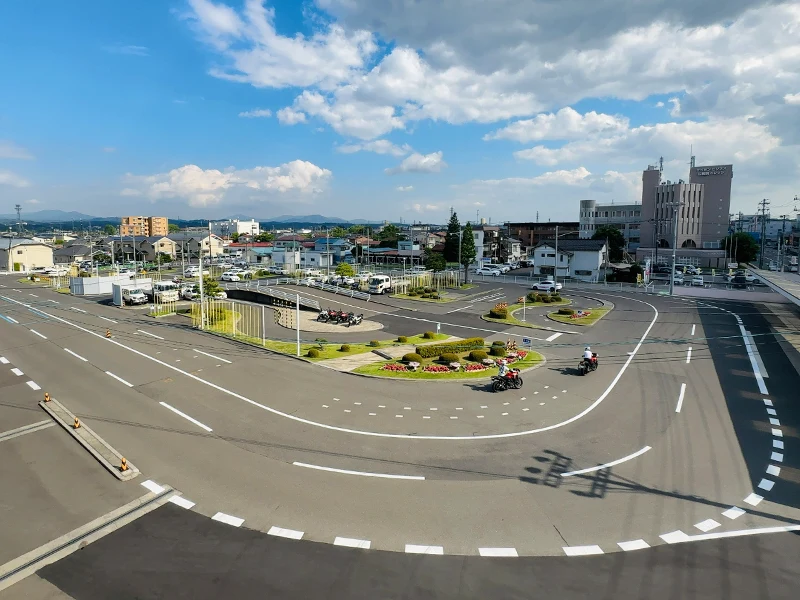 昭和ドライバーズカレッジの風景